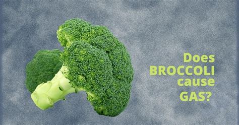 does cooked broccoli cause less gas